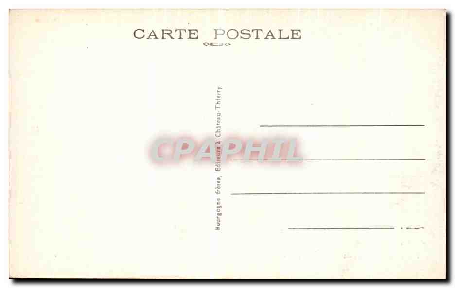Chalons-sur-Marne — La Caisse d'Epargne vue sur le Jard — Éditeur J. B. n°123 — Rückseite