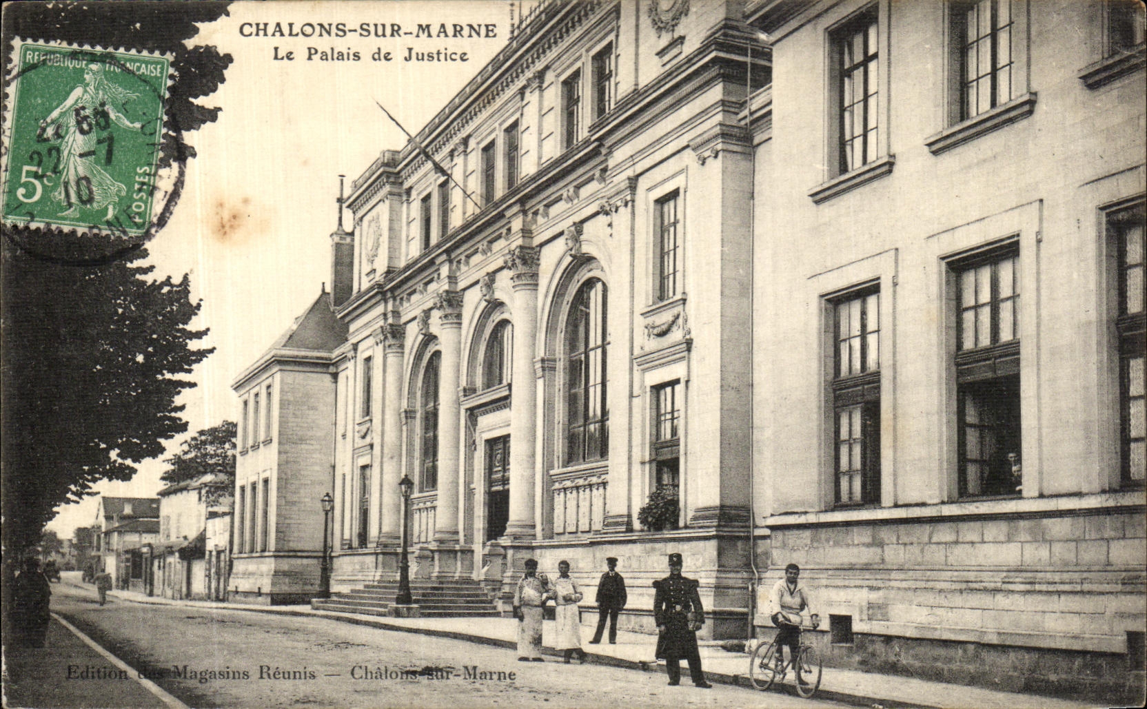 Chalons-sur-Marne — Le Palais de Justice — Édition des Magasins Réunis