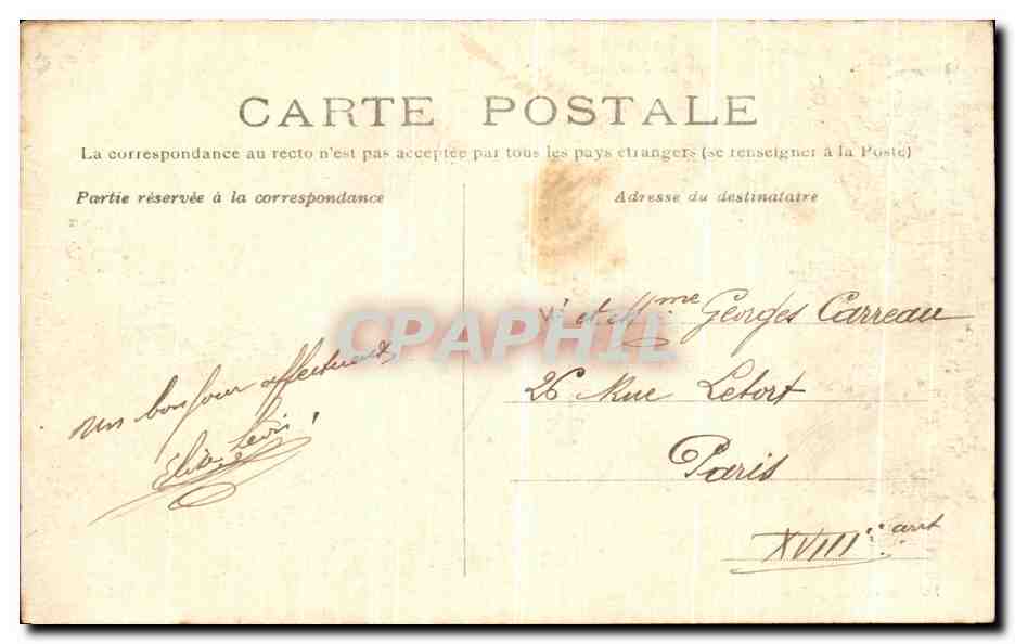 Chalons-sur-Marne — Le Palais de Justice — Édition des Magasins Réunis — Back