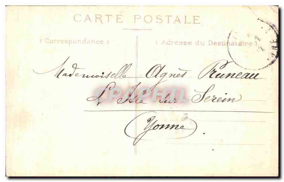 CPA Chalons Sur Marne Le Clocher Notre Dame — Verso