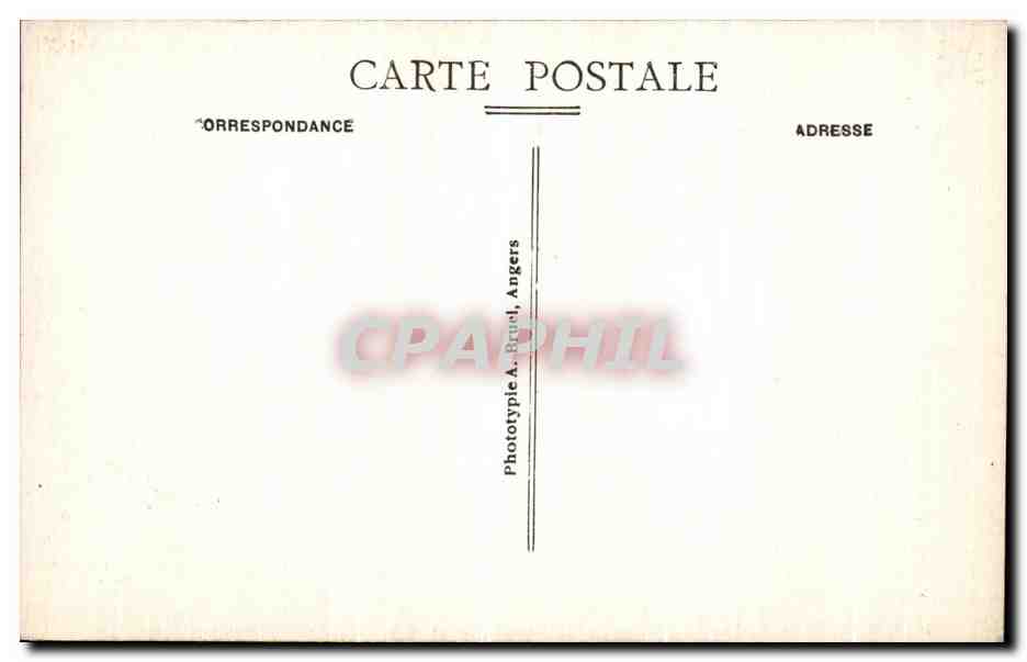 CPA Loches L Hotel de Ville et la Porte Picoys — Rückseite