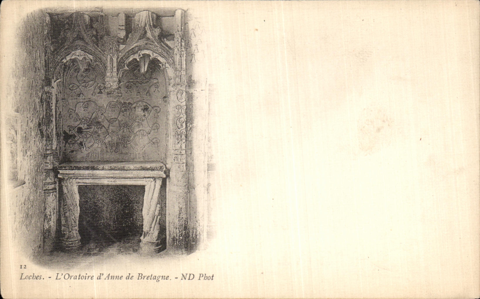 CPA Loches L Oratoire d Anne de Bretagne