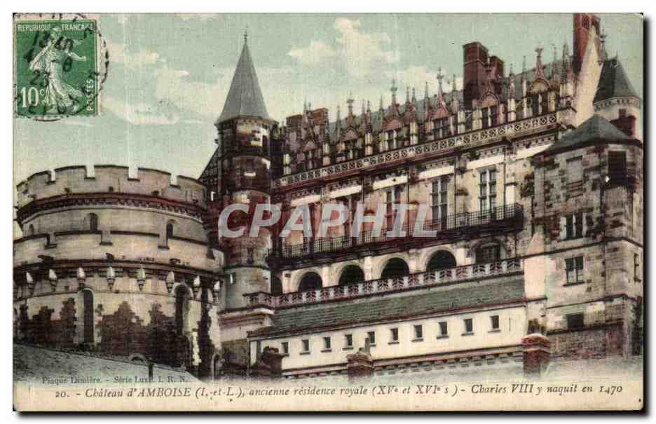 CPA Amboise Le Chateau anciene residence royal