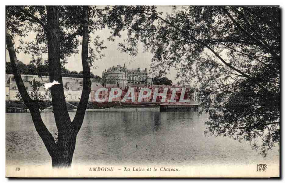 CPA Amboise La Lorie et le Chateau