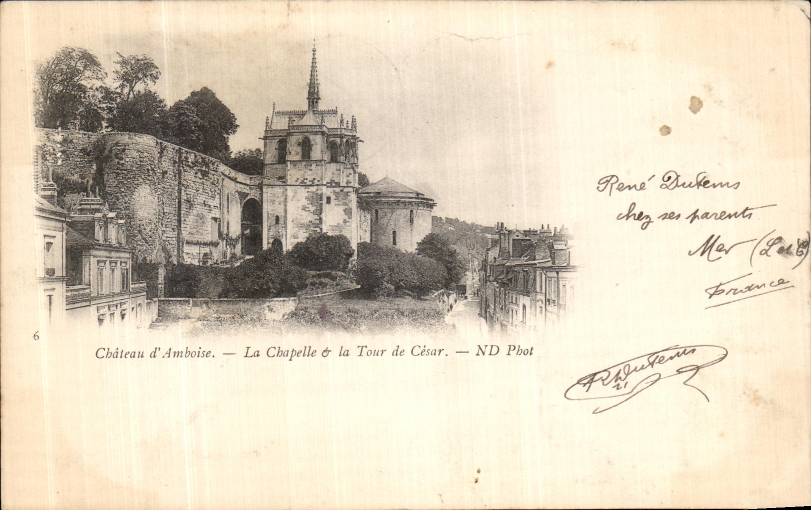 CPA Amboise La Chapelle la Tour de Cesar