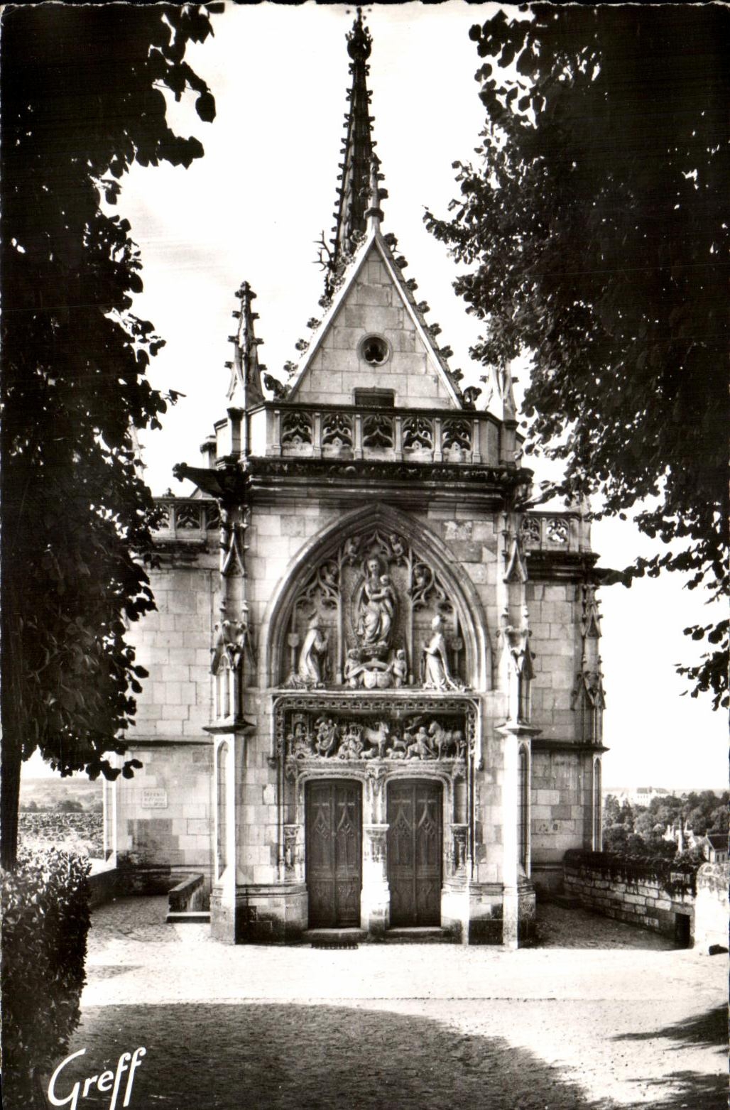 CPA Amboise En Touraine La Chapelle Saint Hubert