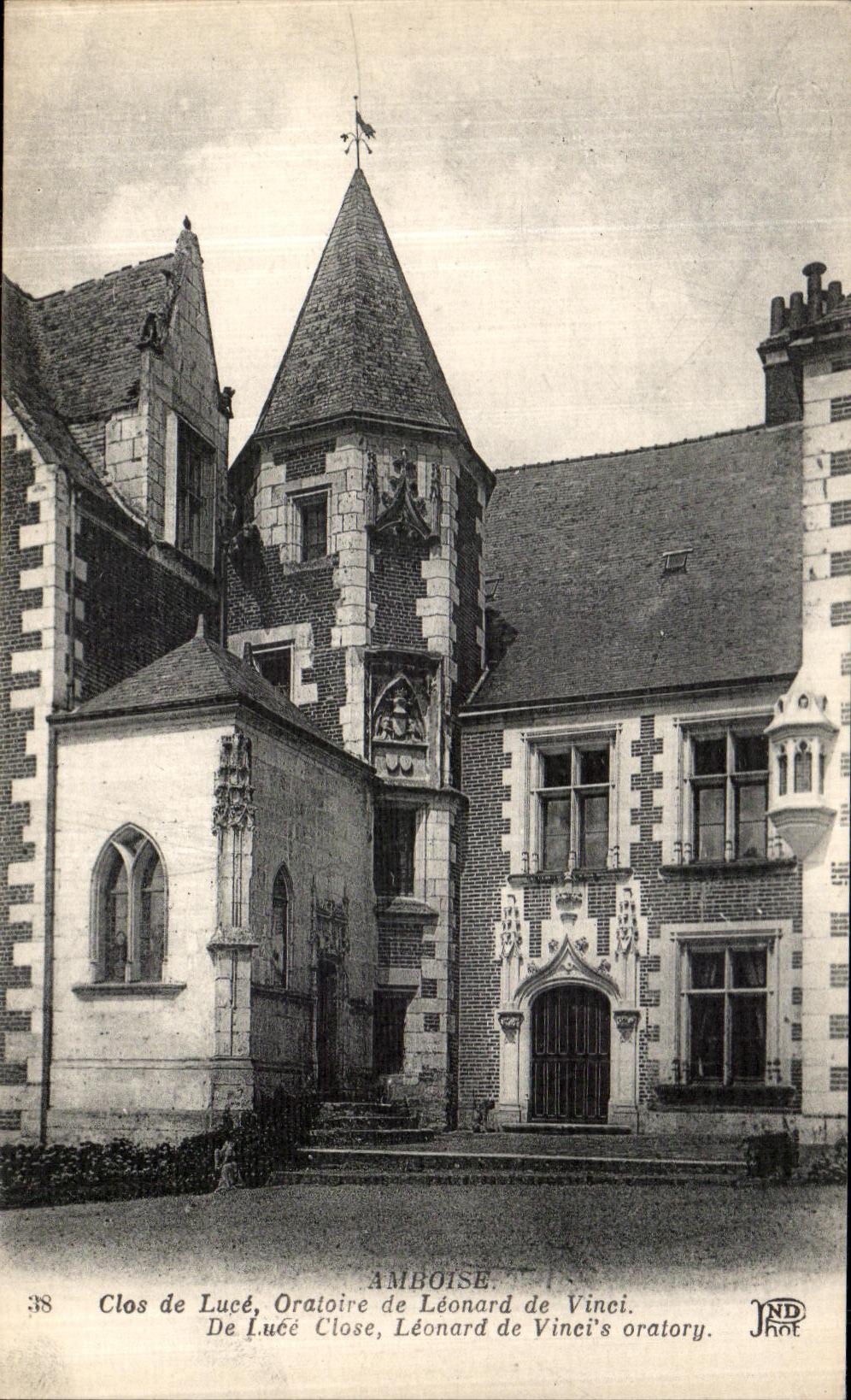 CPA Amboise Clos de Luce Oraloire de Leonard Vinci