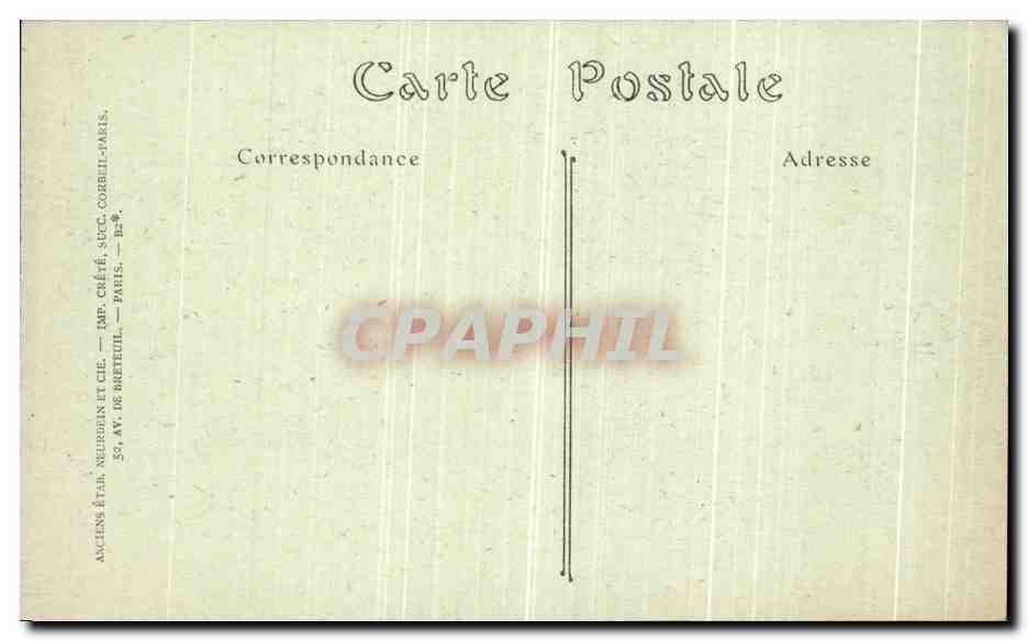 CPA Amboise Clos de Luce Oraloire de Leonard Vinci — Rückseite