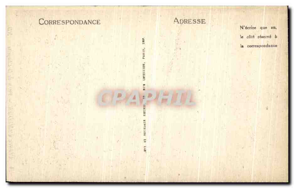 CPA Amboise Chateau porte de la Chapelle — Rückseite