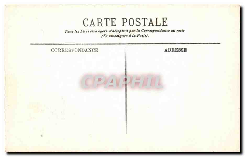 CPA Amboise Porte de la chapelle Saint Hubert — Rückseite