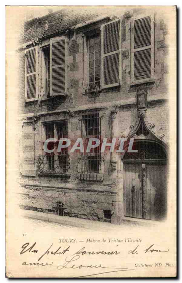 CPA Tours Maison de Tristan L Ermite