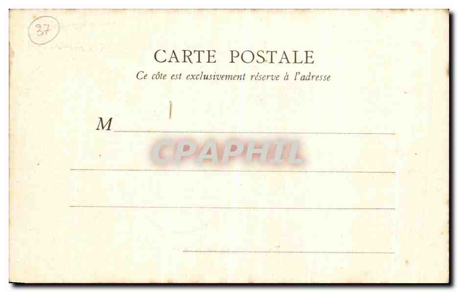 CPA Tours Pont sur la Loire — Verso