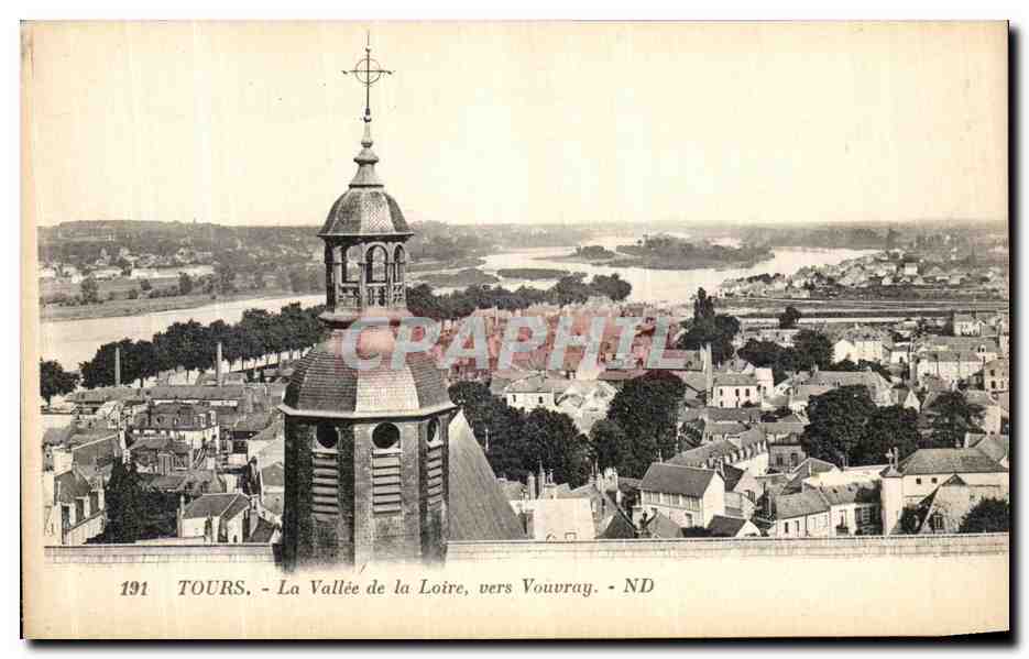 CPA Tours La Vallee de la Loire vers Vouvray