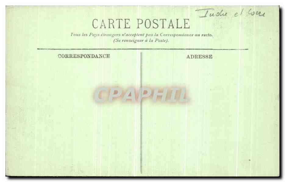 CPA Tours L Hotel Gouin — Verso