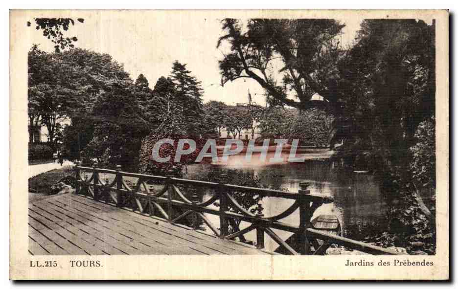 CPA Tours Jardins Des Prebendes