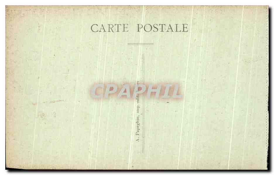 CPA Tours La Rue Nationale Coiffeur — Rückseite