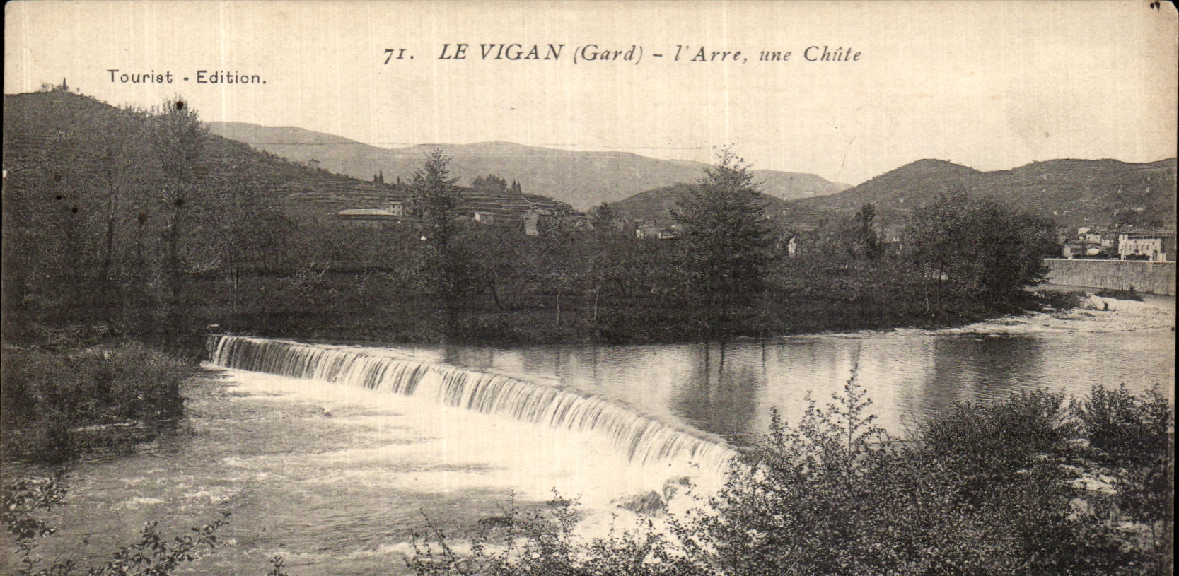 CPA Le Vigan L Arre Une Chute