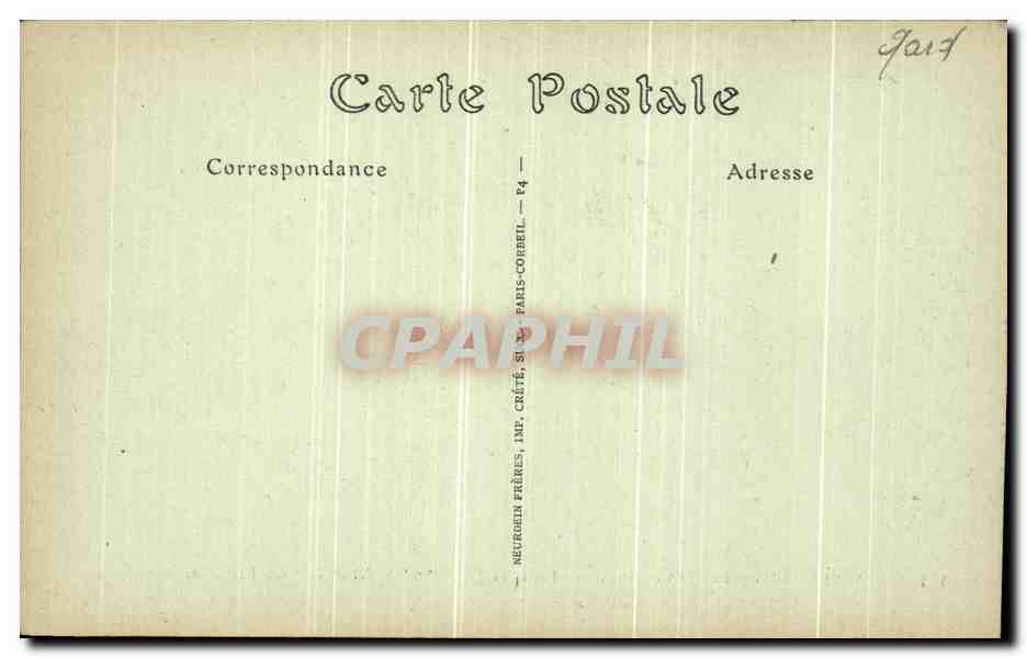 CPA Villeneuve les Avignon Le Fort Saint Andre L Entree — Verso