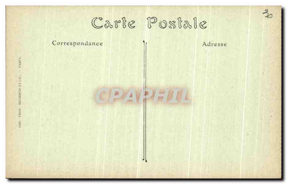 CPA Aigues Mortes La Tour de Constance et les Remparts Cote Nord Train  — Rückseite