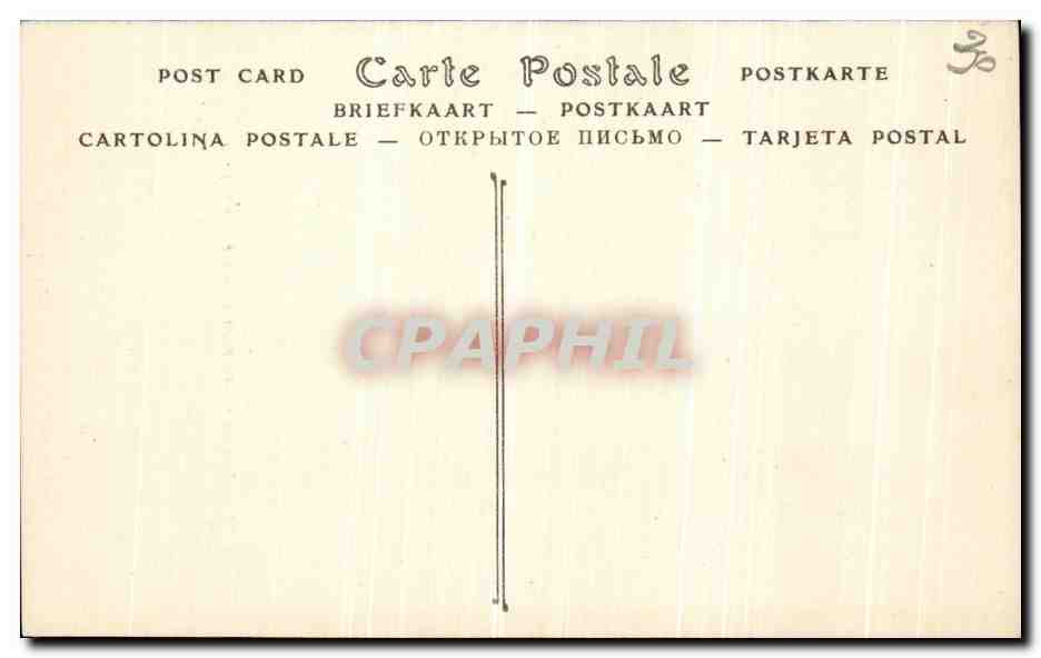 CPA Une Partie du Pont du Gard — Rückseite