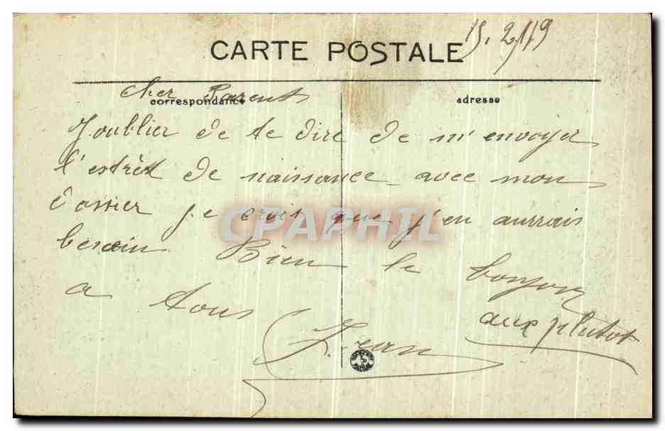 CPA Nimes Jardin de la Fontaine Grand Escalier — Rückseite