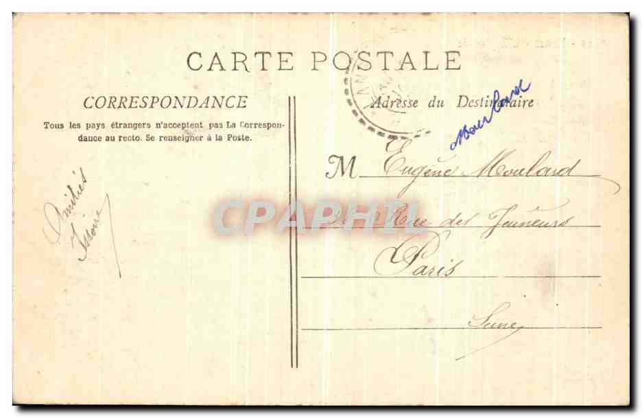 CPA Nimes L Esplanade — Rückseite