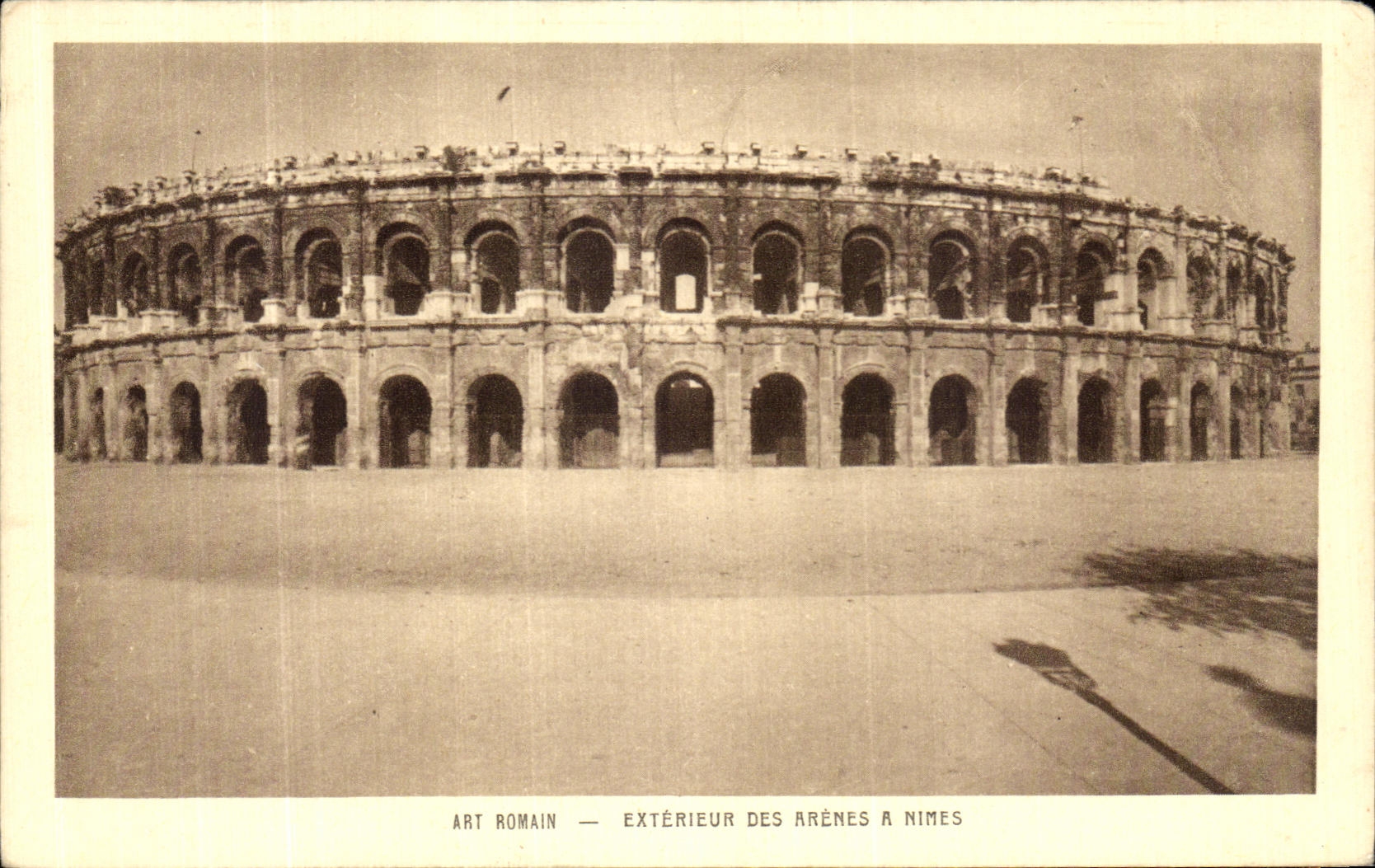 Art Romain — Extérieur des Arènes à Nîmes