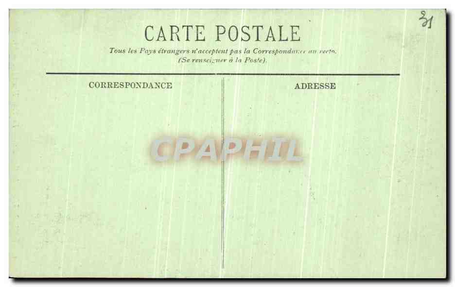 CPA Toulouse La Capitole La Tour Henri IV — Rückseite