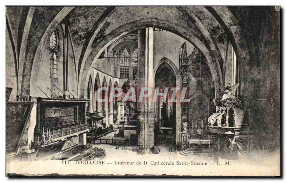 Toulouse — Innenansicht der Kathedrale Saint-Étienne — L. M.