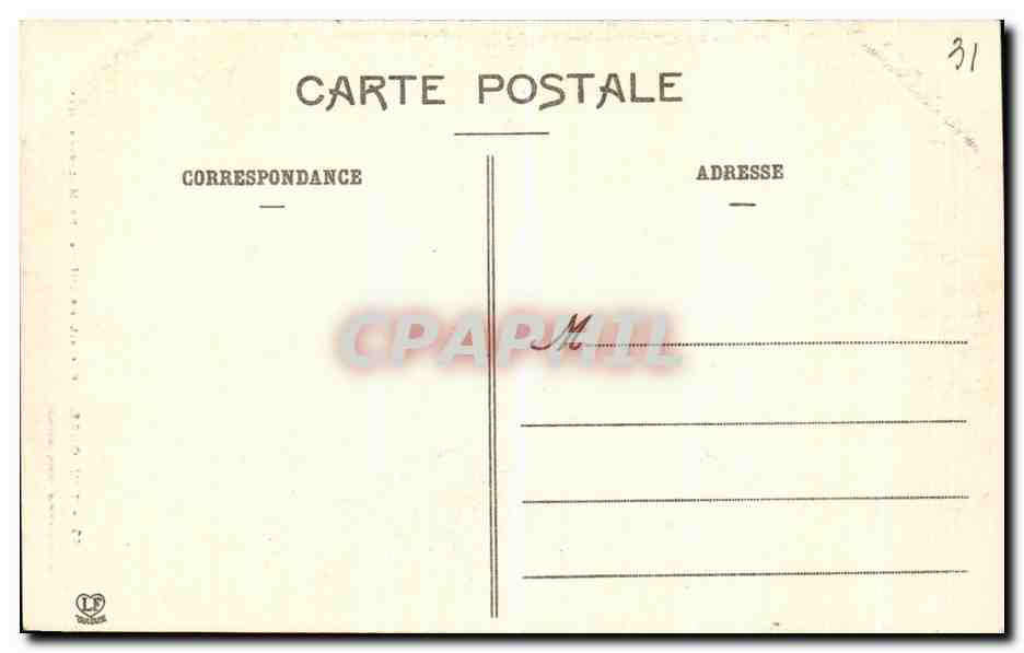 CPA Toulouse Portail De L Hotel De Molinier  — Verso