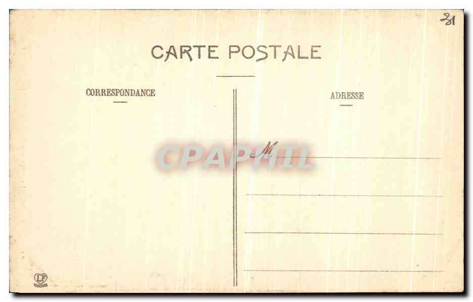 CPA Toulouse La Double De l eglise Des Jacobins  — Verso