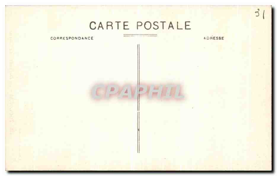 CPA Toulouse La Dalbade Le Choeur  — Verso
