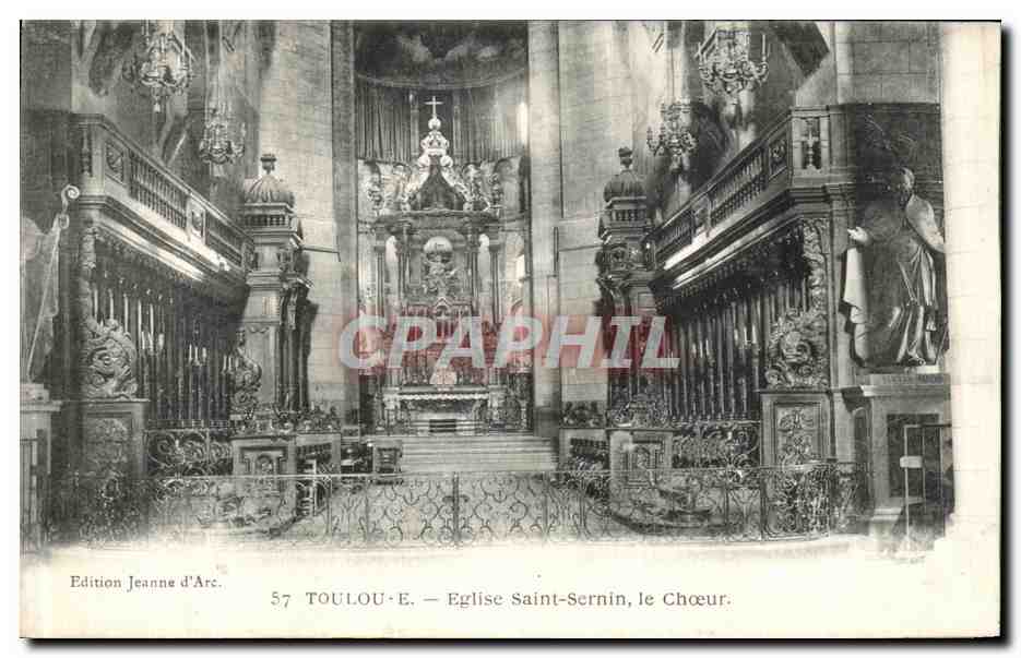 CPA Toulouse Basilique Saint Sernin Le Choeur