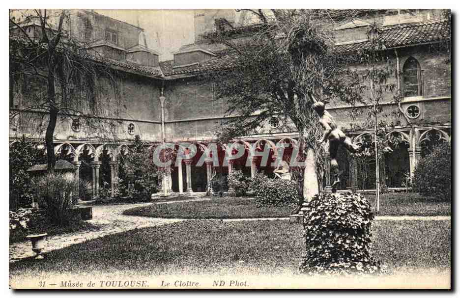 CPA Musee de Toulouse Le cloitre