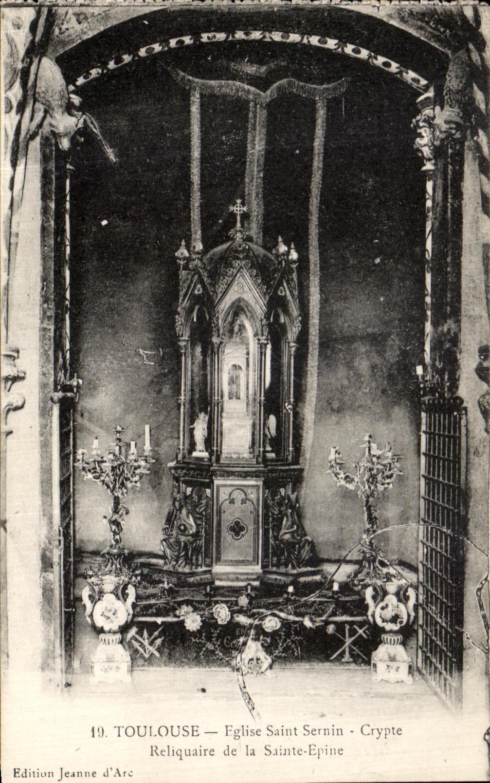 Toulouse — Église Saint-Sernin - Crypte - Reliquaire de la Sainte-Epine