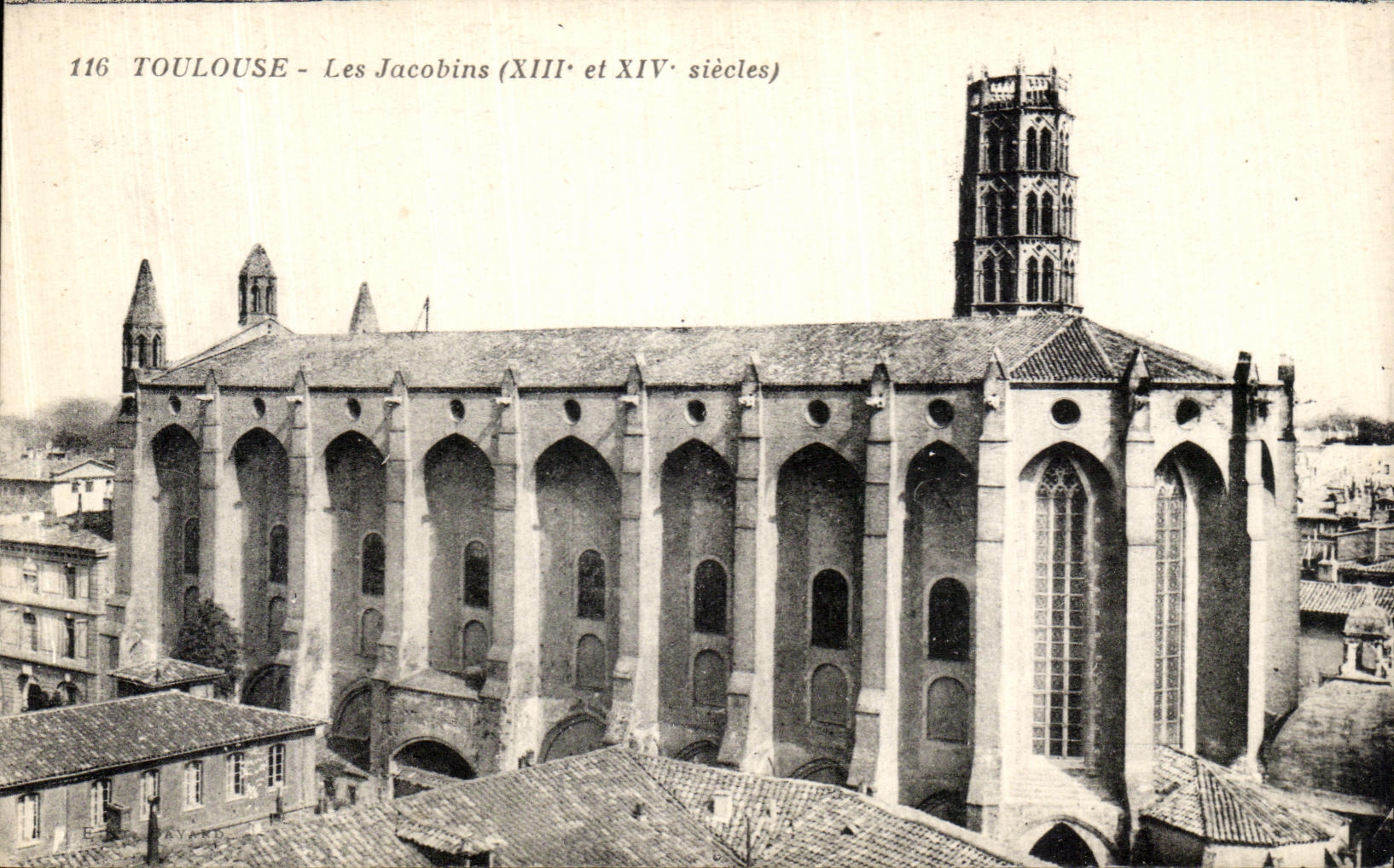 Toulouse - Les Jacobins (XIIIe et XIVe siècles) — éditeur CPAPHIL, n° de série 116