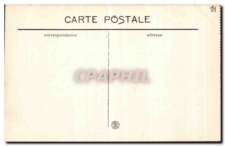 CPA Toulouse Eglise Saint Sernin Stalle Representation Calvin Prechant sous la figure du porc — Verso