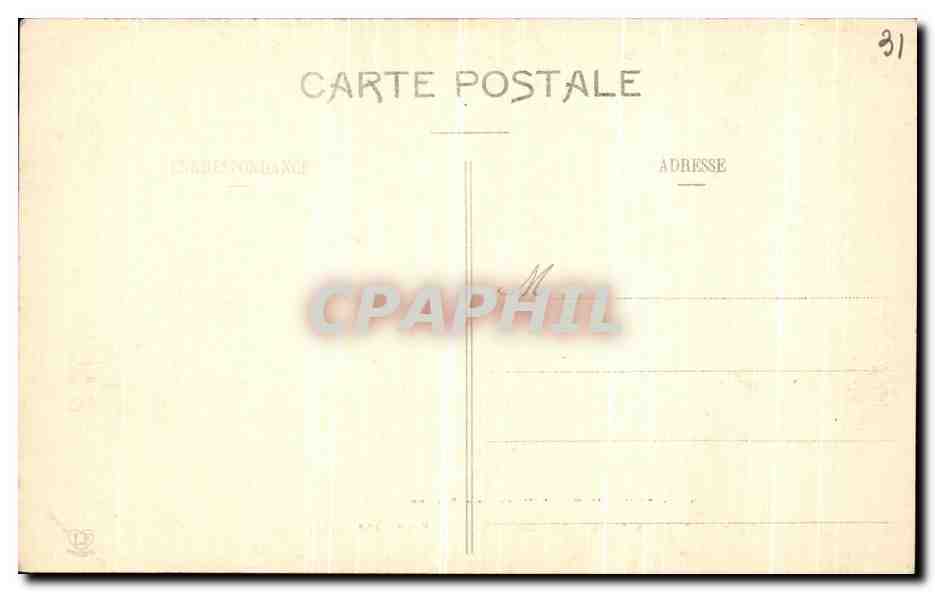 CPA Toulouse L Hotel De Pierre Cour de Jean de Bagis par Nicolas Bachelier  — Verso