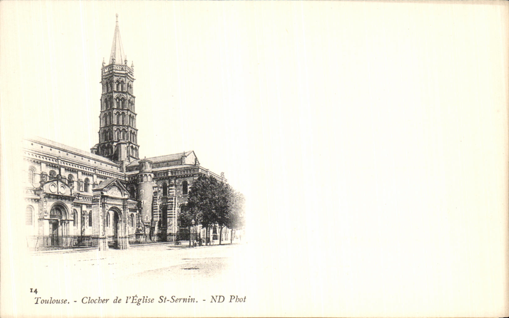 Toulouse - Clocher de l'Église St-Sernin - ND Phot