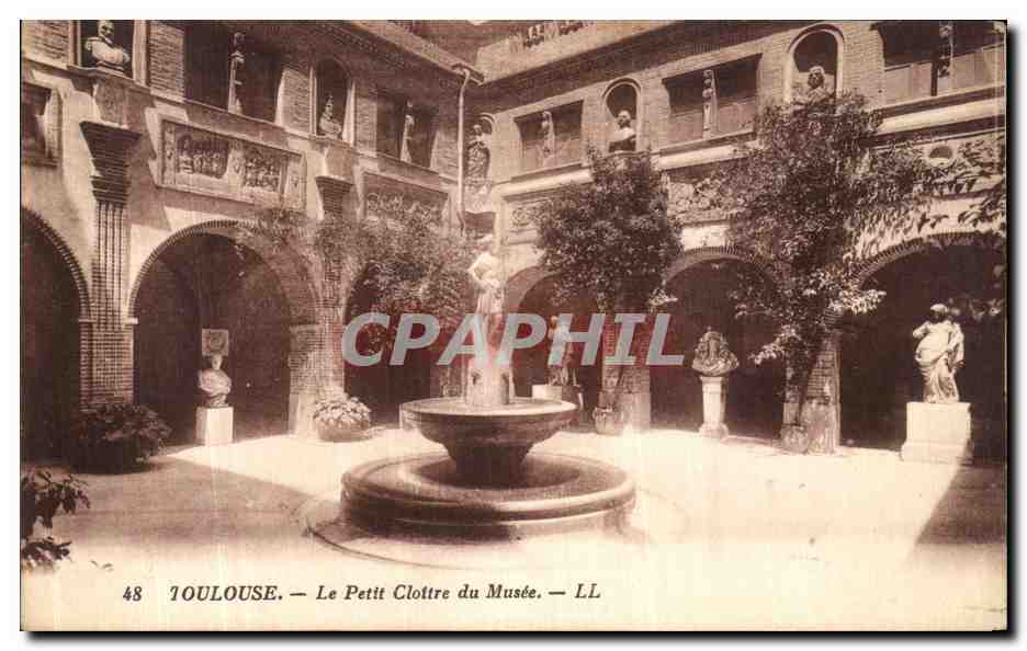 CPA Toulouse Le Petit Cloitre du Musee 