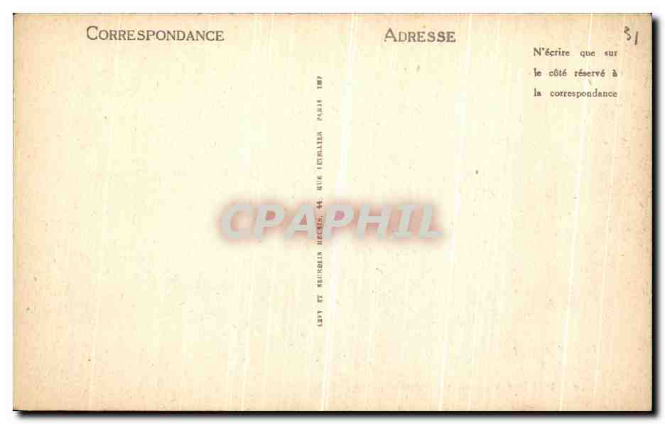 CPA Toulouse Le Petit Cloitre du Musee  — Verso