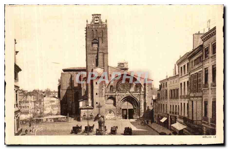 CPA Toulouse Cathedrale St etienne Rosace 