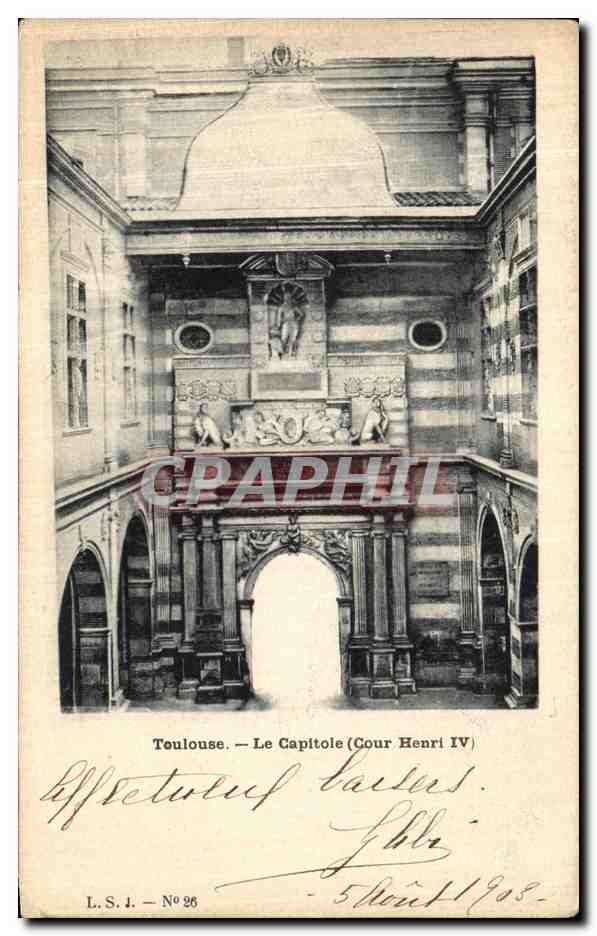 CPA Toulouse Le Capitole Cour Henri IV