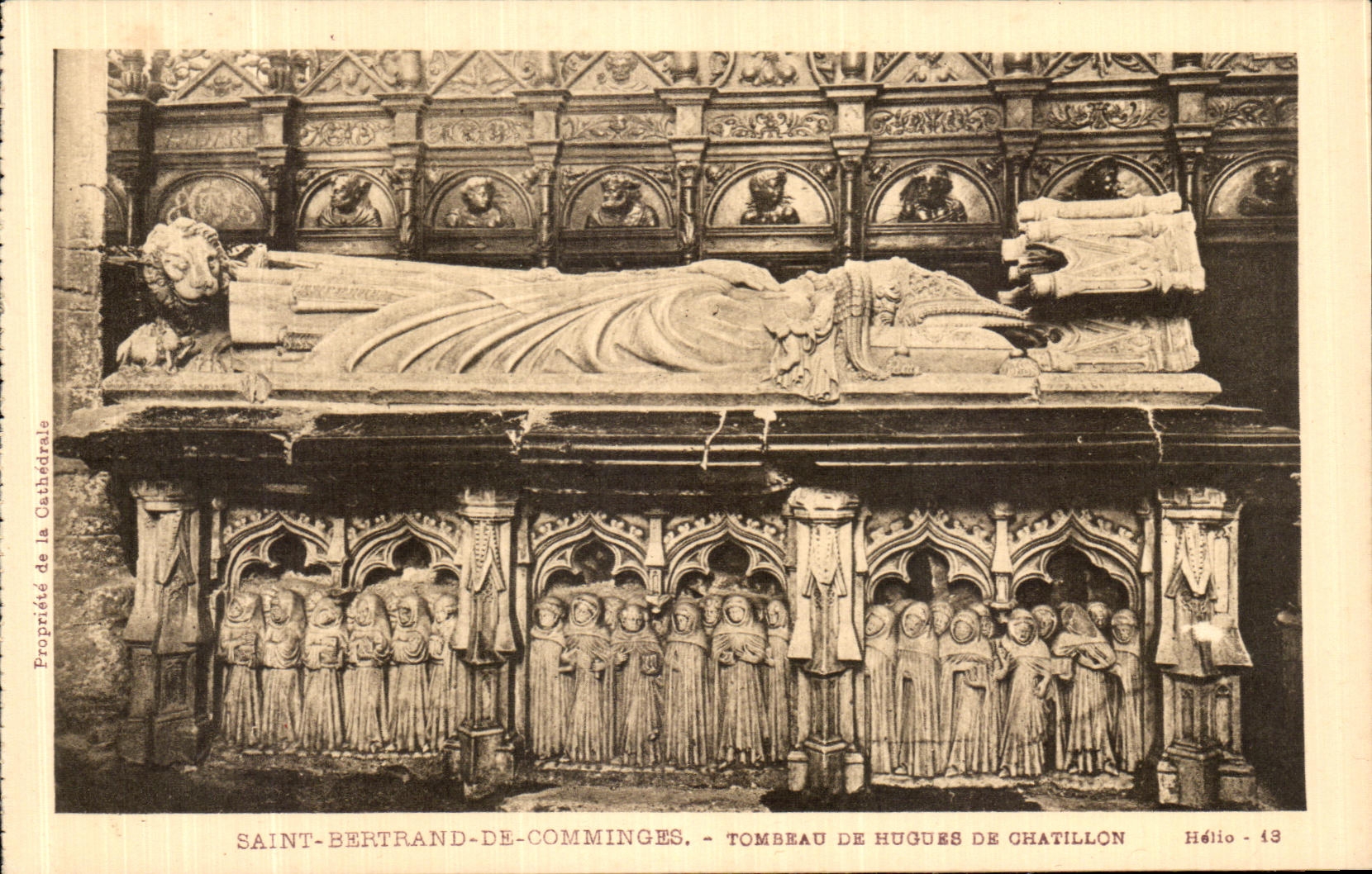 CPA Saint Bertrand De Comminges Tombeau de Hugues de Chatillon