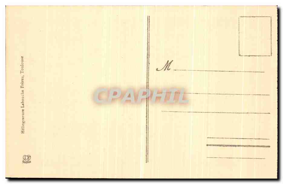 CPA Saint Bertrand De Comminges Tombeau de Hugues de Chatillon — Verso