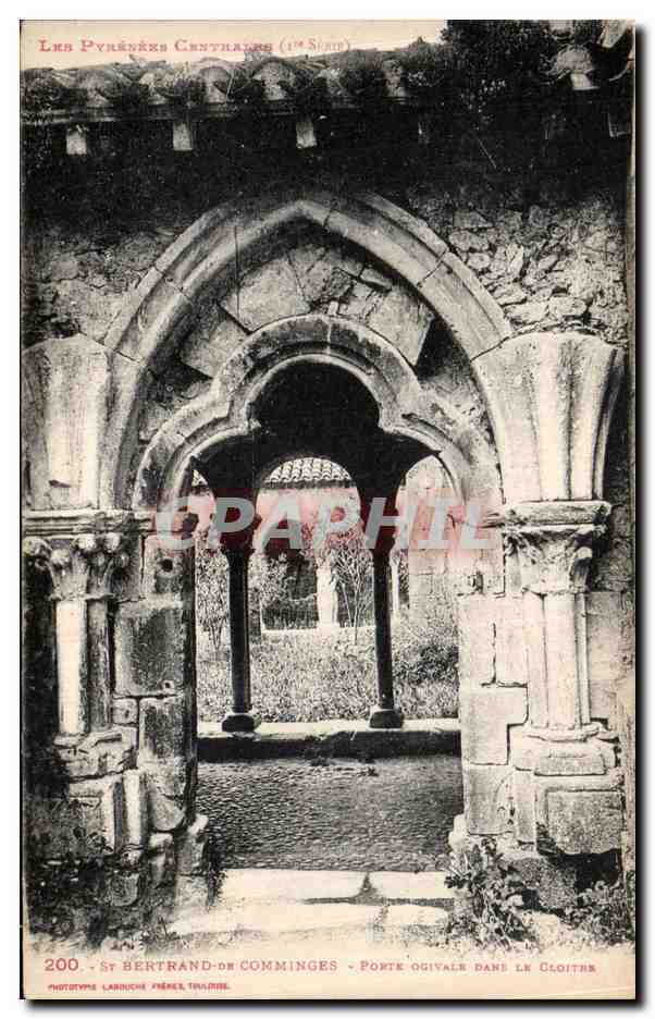 CPA Saint Bertrand De Comminges Porte Ogivale Dans Le Cloitre
