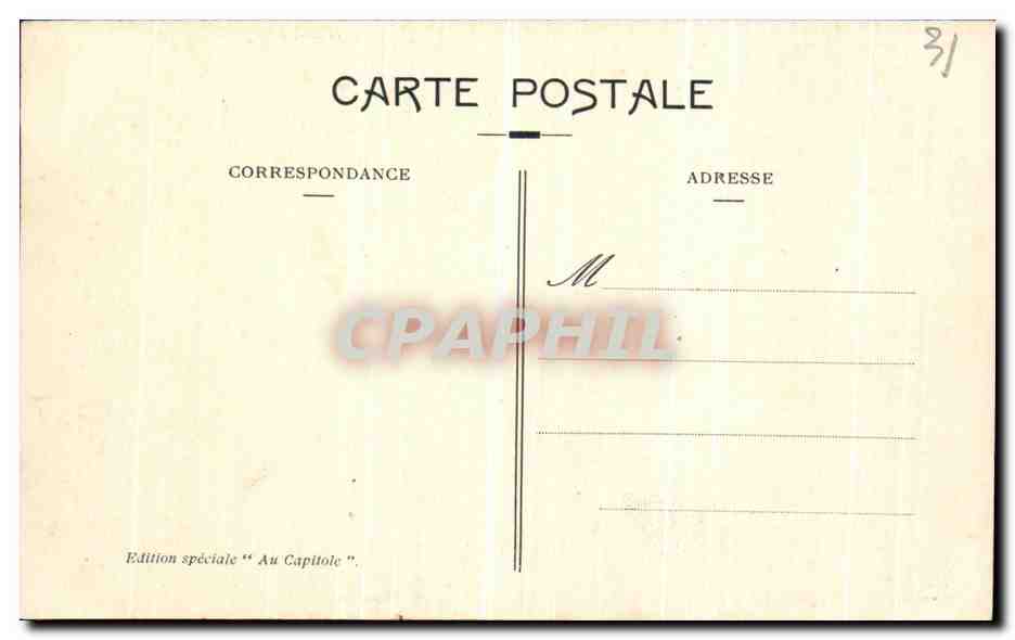 CPA Toulouse Square Lafayette et Hotel Capoul — Rückseite