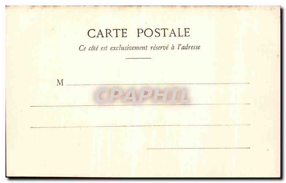 CPA Toulouse Porte Interieure De l Hotel D Assezat — Verso