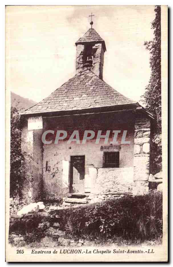 CPA Environs De Luchon La Chapelle Saint Aventin
