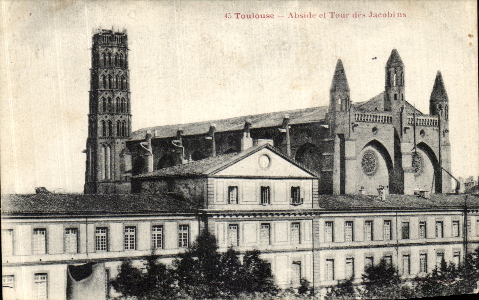 CPA Toulouse Abside et Tour des Jacobins 